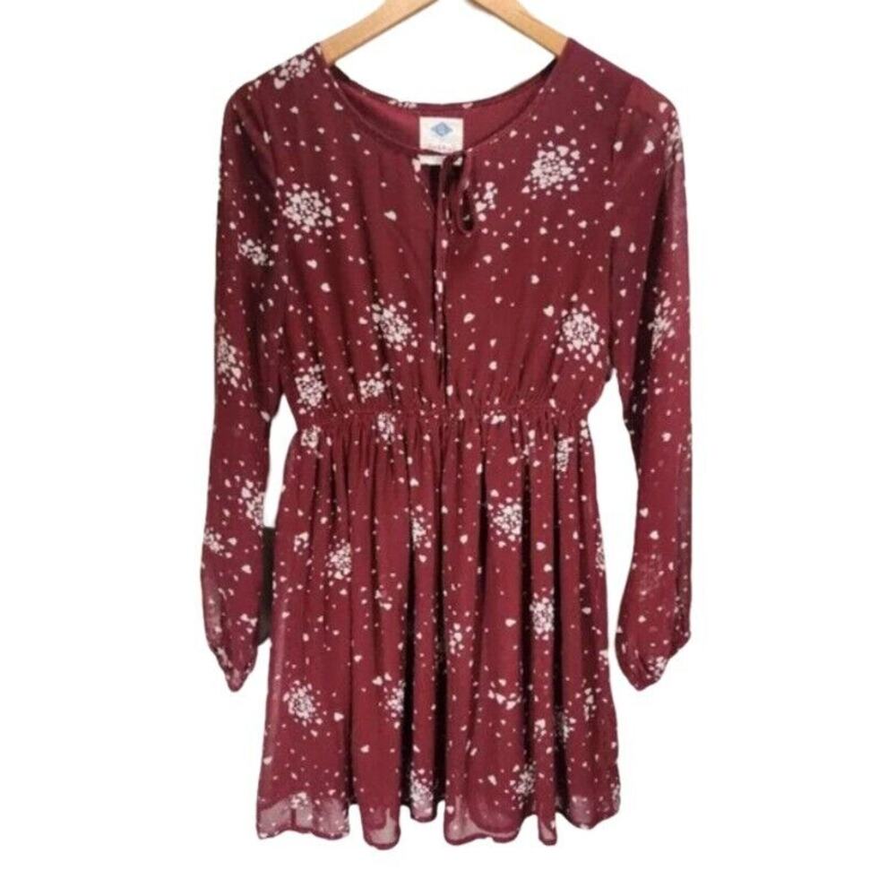 Wild Blue X Sadie Robertson Heart Print Dress - Women's Small